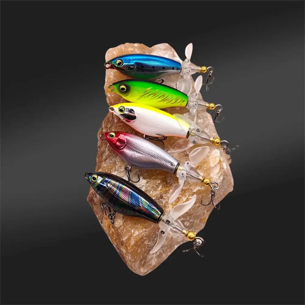 

Unique Bionic Bait Fake Bait Double Blade Huge Sharp Fishing Accessories Propeller Lure 3d Holographic Eyes Fish Bait Handmade