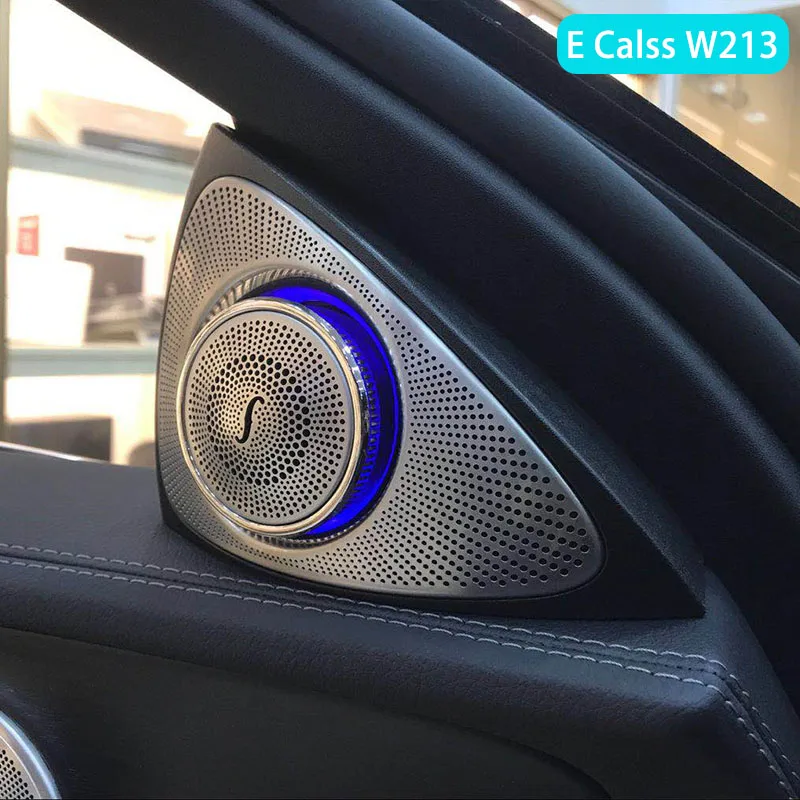 3D Вращающийся Динамик для Mercedes Benz GLC E C S Class X253 W213 W205 W222 W223 светящийся