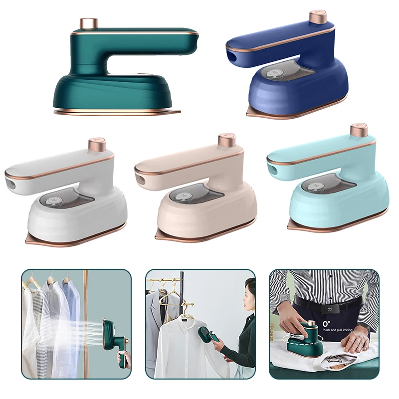 

Professional Mini Steam Iron Handheld Portable Garment Steamer Dry Wet Clothes Fabric Ironing Machine for Home and Travel New