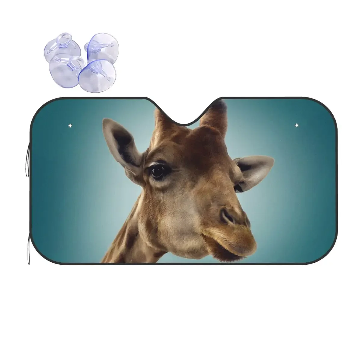 Солнцезащитный козырек с изображением жирафа ветровое стекло модный для