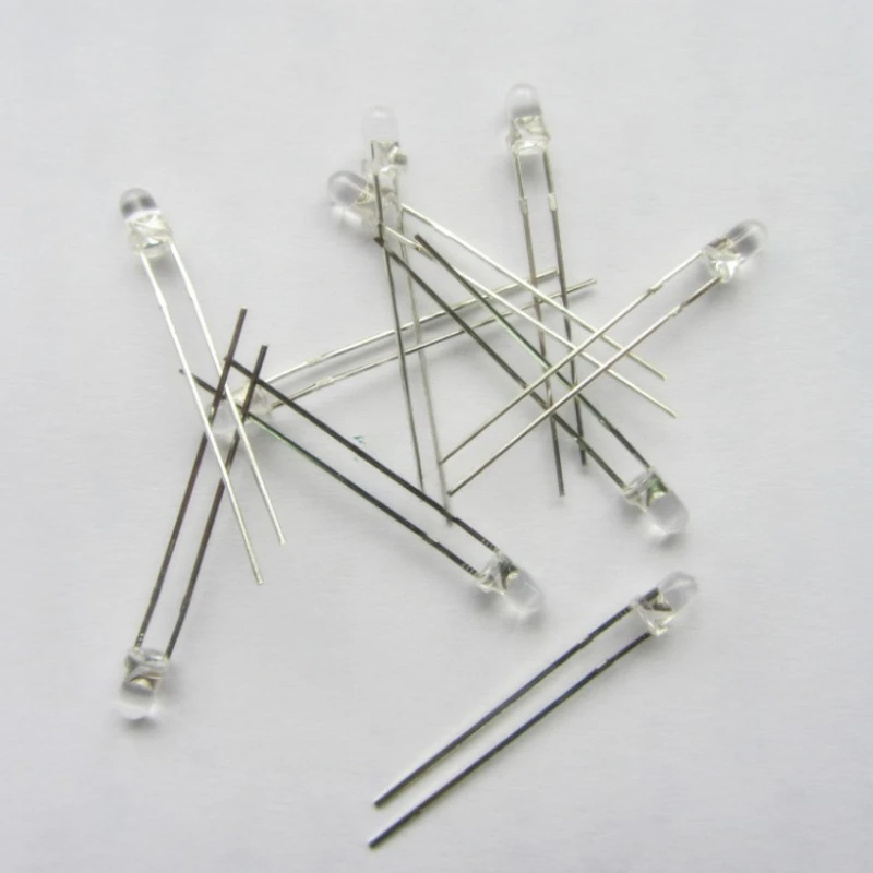 

50pcs LED 3mm 940nm IR Infrared Emitting Diode Round Tube Light Lamp Water Clear Emitter Emission