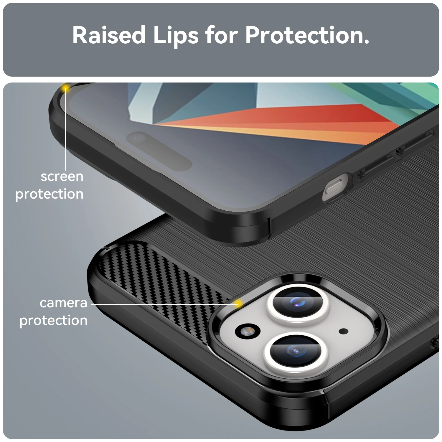 For iPhone 15 Plus Case For iPhone 15 Plus Cover Shell Funda Coque Soft Silicone Protective Phone Case For iPhone 15 Plus