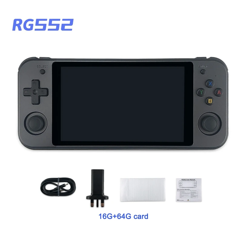 

T5EE Handheld Game Console RG552 Dual Systems Android Linux Pocket Game Player