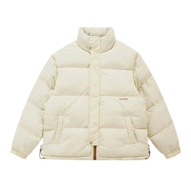 Парные мужские хлопковые пальто зимние пышные свободные парки из пуха хлопка с