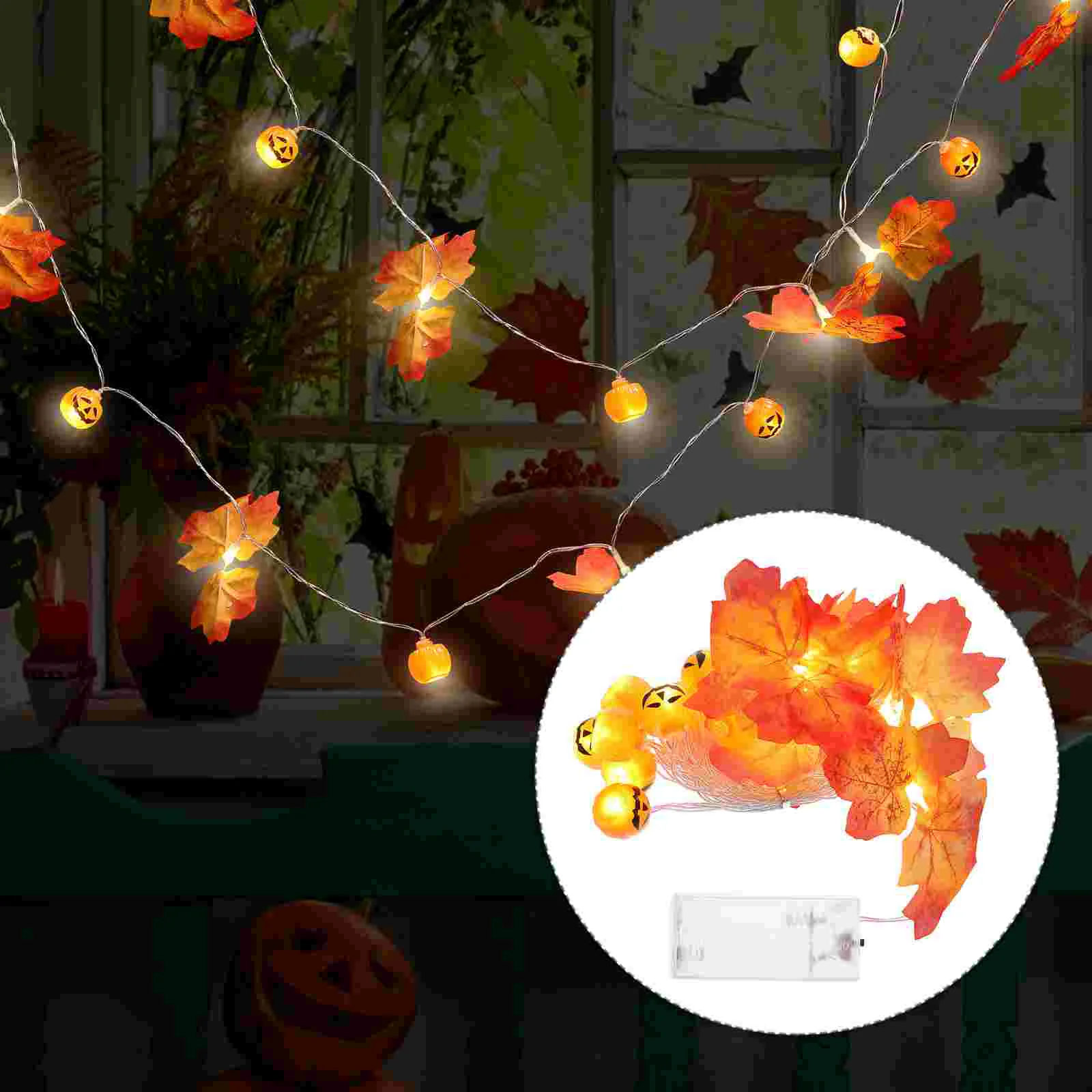 

1Pc Halloween String Light Durable LED String Light Outdoor Courtyard Decor