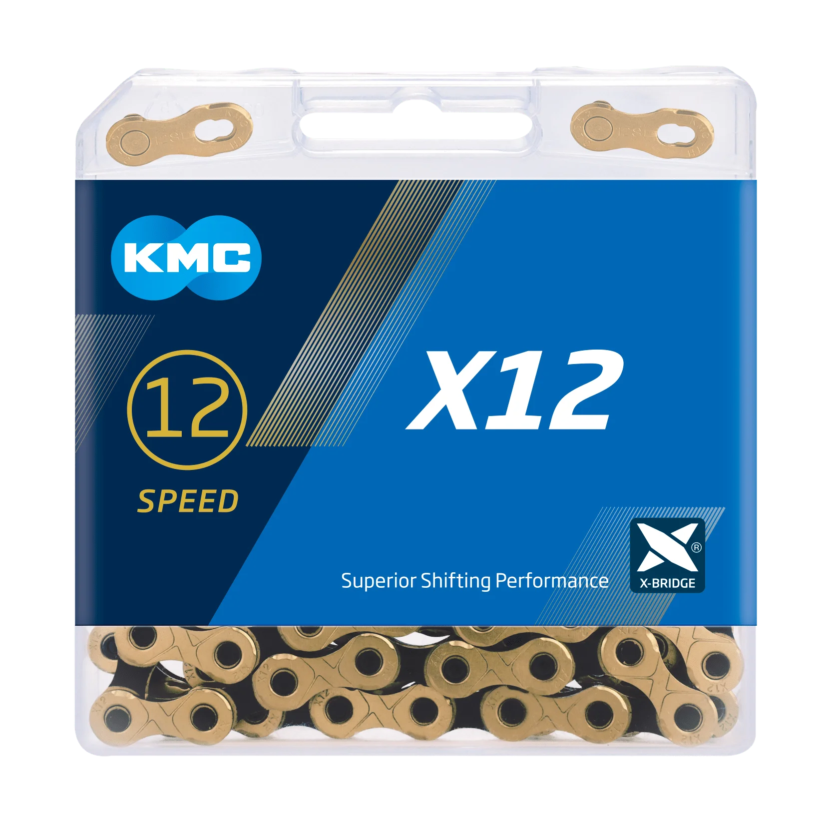 Цепи для горного и шоссейного велосипеда KMC X12 12 Скоростей л волшебная пуговица