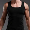 Men Muscle Vests Cotton Underwear Sleeveless Tank Top Solid Muscle Vest Undershirts O-neck Gymclothing Bodybuilding Tank Tops 2