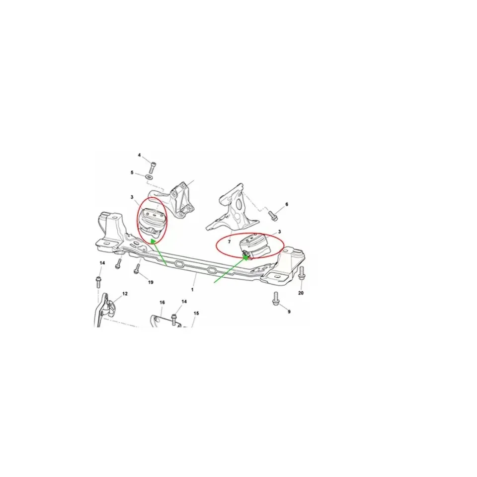 Новый Монтажный кронштейн двигателя OE 3W0199381 для Bentley Continental GTC FLYING GT прямой Supersport 6 0