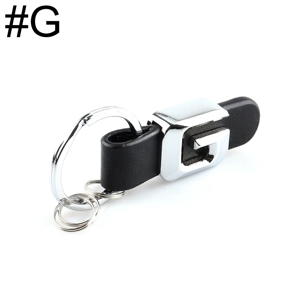 

1 шт. 3D брелок для автомобильных ключей, металлический кожаный брелок с буквами для Mercedes Benz A B C D E G S Class, кожаные брелки для ключей