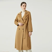 high quality wool coat for women winter 2022 womens long cashmere elegant warm coat double breasted jacket female overcoats