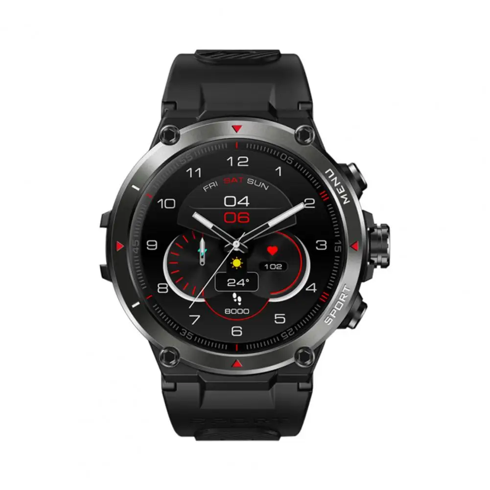 

Zeblaze Stratos 2 Smart Wristwatch Blood Pressure Health Monitor 5ATM AMOLED Display Men Sports Outdoor GPS Smart Watch
