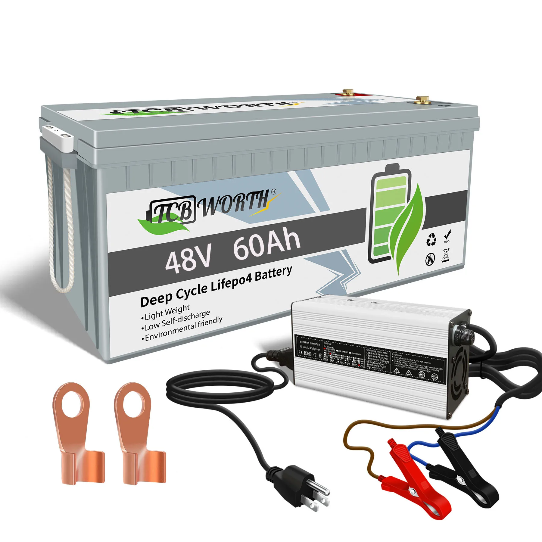 

Best Price 48v 40Ah 60Ah 80Ah LiFePO4 Iron Phosphate Energy Battery Pack With BMS Deep Cycle for Golf Cart EV RV Storage Energy