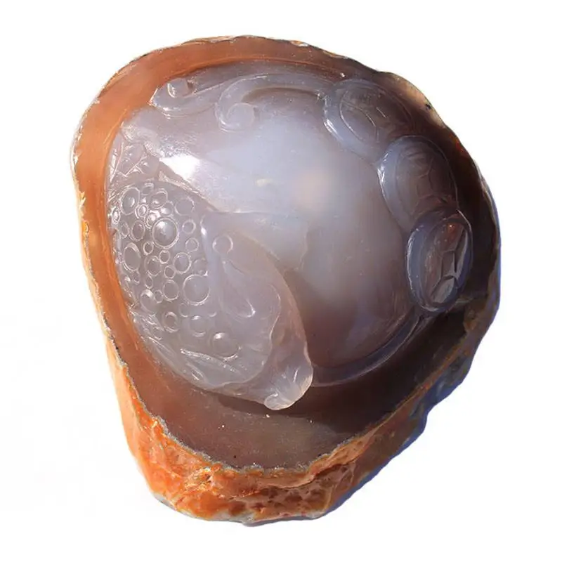 Natural Water Bile Agate With Water Trapped Inside Moving Water Bubbles Agate Crystal Enhydros