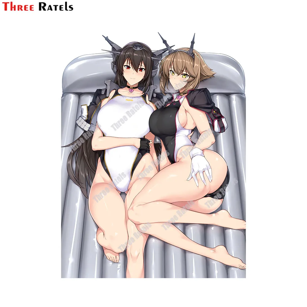 

Коллекция Three Ratels E282 Nagato и Mutsu Kantai, Высококачественная наклейка на автомобиль, ноутбук, чемодан, Мотогонки, ПВХ, сделай сам