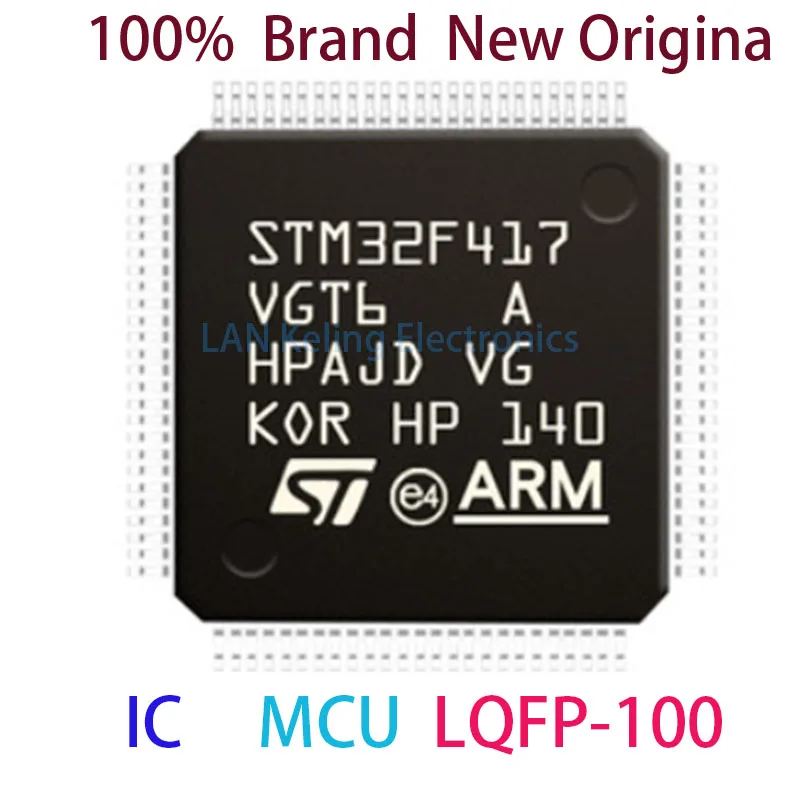 

STM32F417VGT6 100% Brand New Original STM STM32F STM32F417 STM32F417VG STM32F417VGT MCU LQFP-100