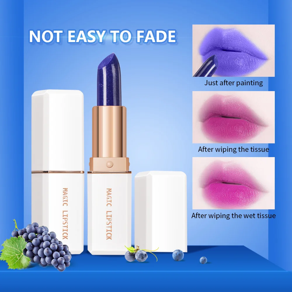 

Moisturizing Lip Gloss Lipstick Temperature Color Changing Lipstick Waterproof Non-Stick Makeup Lipstick Cosmetic Makeup Tools