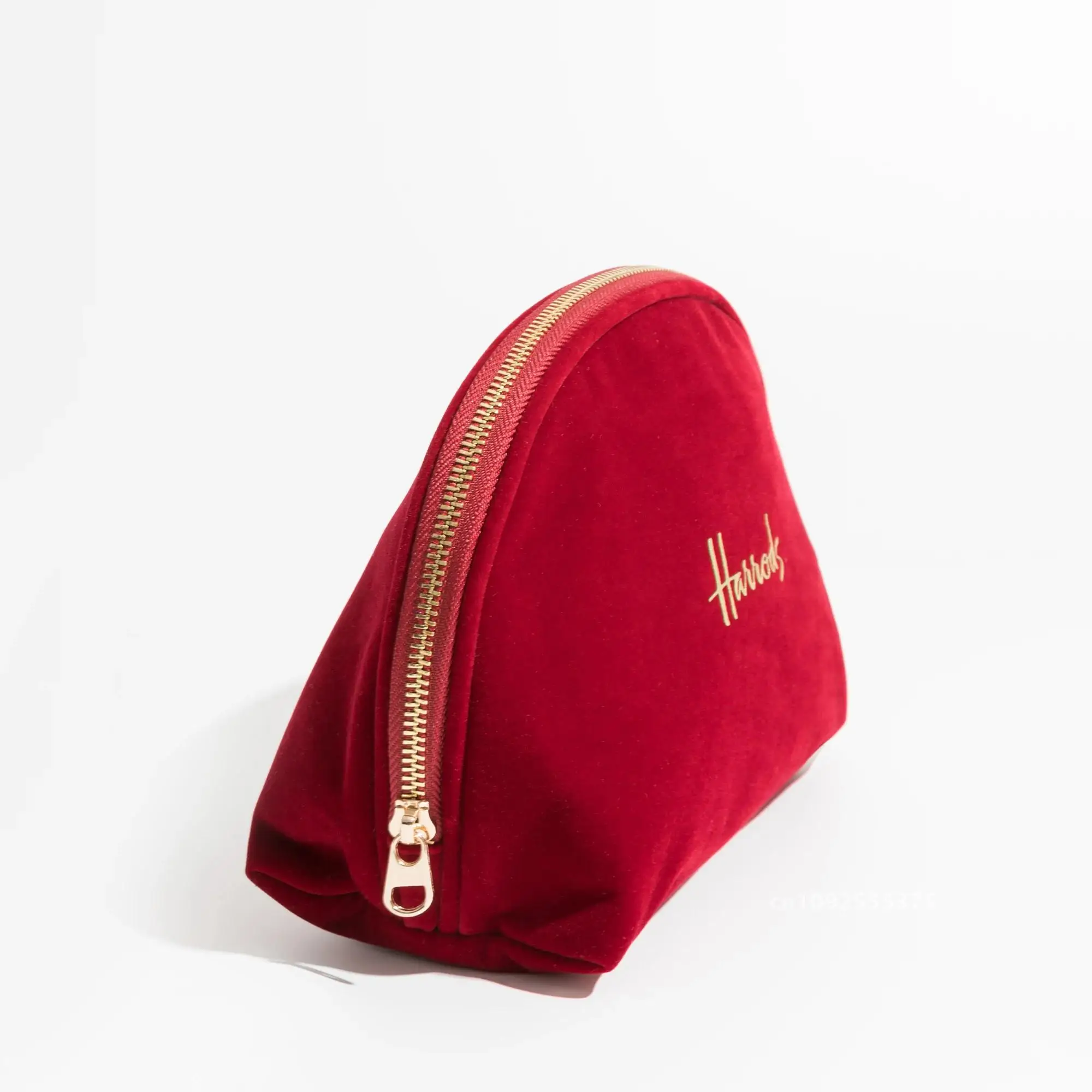 Маленькая однотонная бархатная косметичка для девочек мини-косметичка