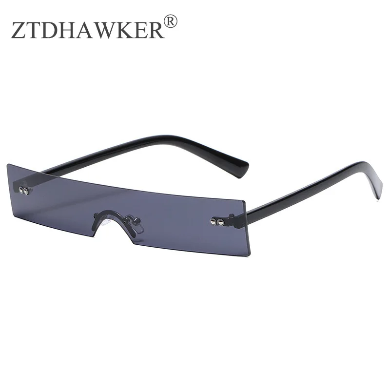 

Новые цельные индивидуальные узкие маленькие очки для мужчин и женщин, мужские солнцезащитные очки, трендовые очки