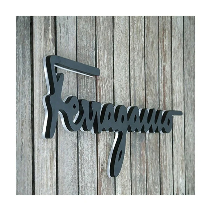 

Customized Led Letter Lights House Number Backlit Stainless Steel Lighting 3d Alphabet Led Logo
