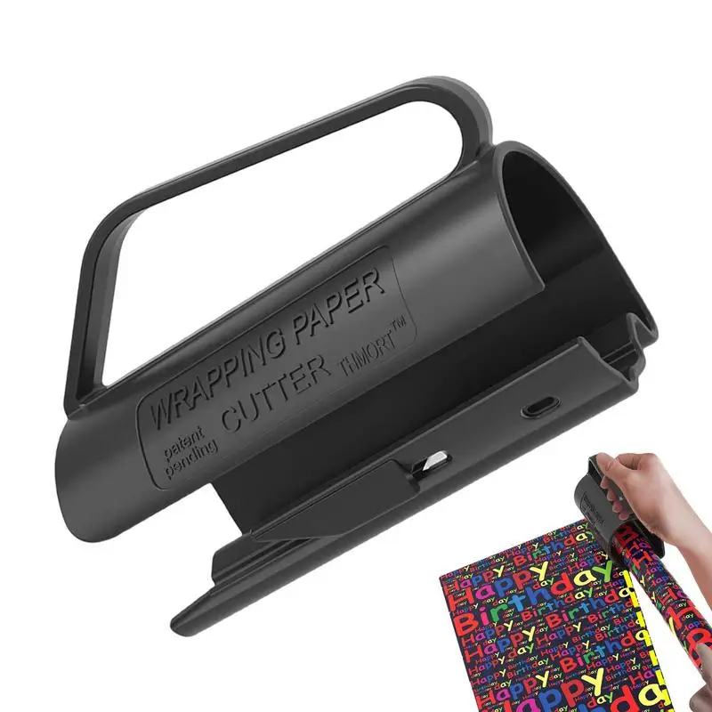 

Wrapping Paper Cutter Wrapping Cutter Tool For Gift Cardstock Portable Birthday Gift Wrapping Cutting Tool Craft Paper Roll