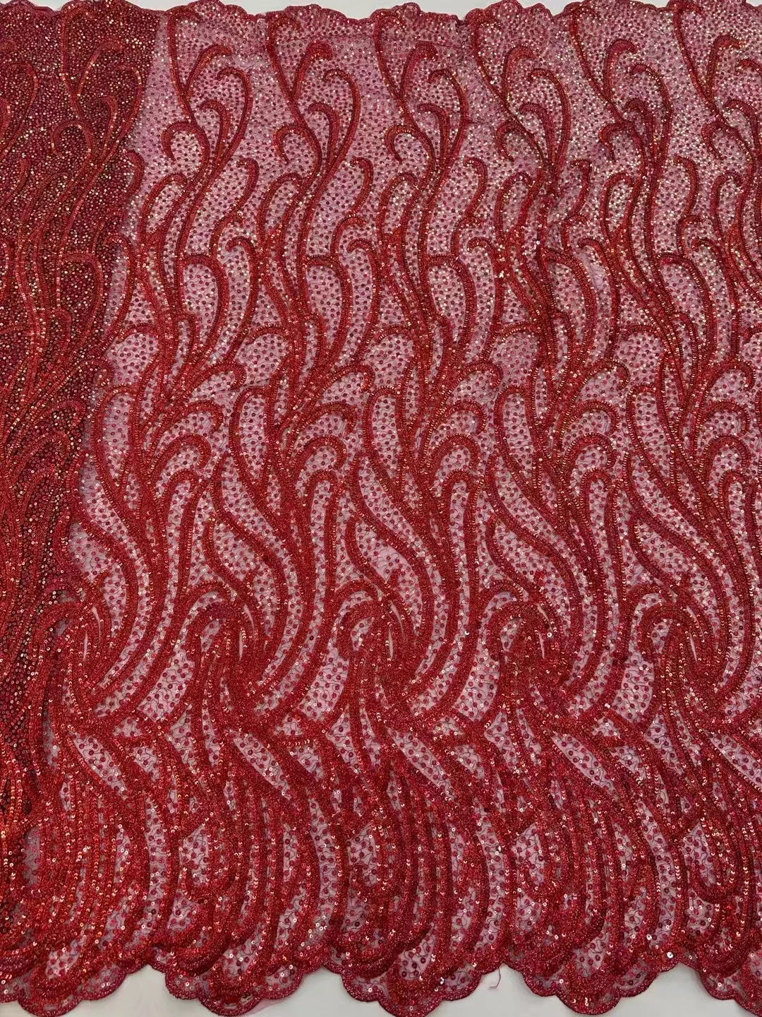 Новая тяжелая промышленная многоцветная блестящая вышивка panhua из сетчатой пряжи