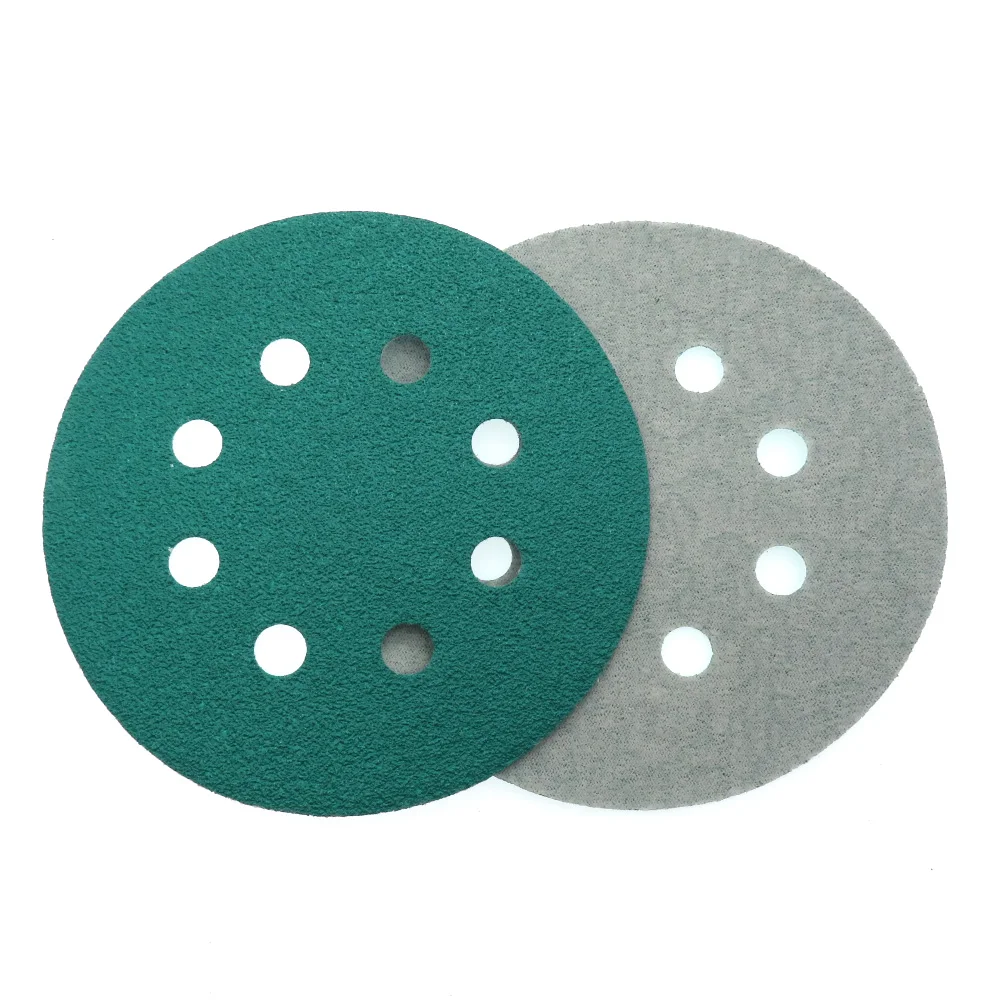 5Pcs 5 Inch 125MM 8 Holes 60 to 2000 Grits Hook and Loop Polyester Film Sandpaper Sanding Disc Abrasive Polishing Tools images - 6