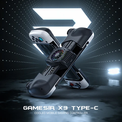 Геймпад GameSir X3 типа C, игровой контроллер с охлаждающим вентилятором для облачных игр, Xbox, Game Pass, STADIA, xCloud, GeForce Now