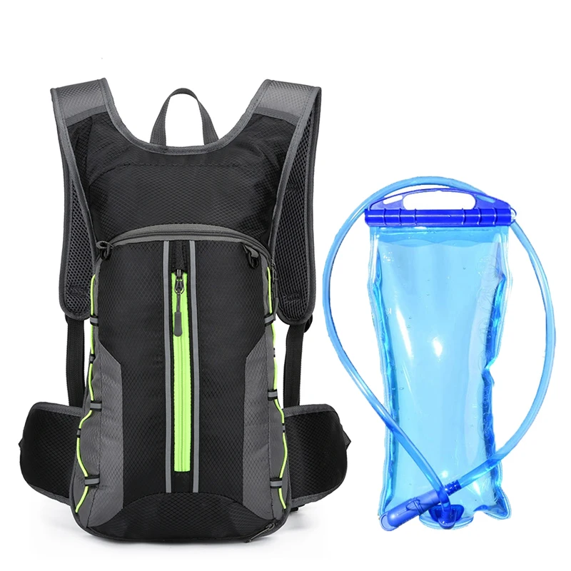 

10L Bicycle Backpack Waterproof MTB Mountain Bike Hydration Bag Nylon Outdoor Cycling Bike Backpack Bladder Hiking Camping Bags