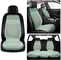 car seat cover front row 5 seats car sports seat leather car seat cushion airbag compatible auto interior accessories