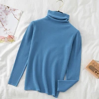 turtleneck women sweaters long sleeve top pullover knitted sweater jumpers thick warm winter clothes woman 2022 sueters de mujer