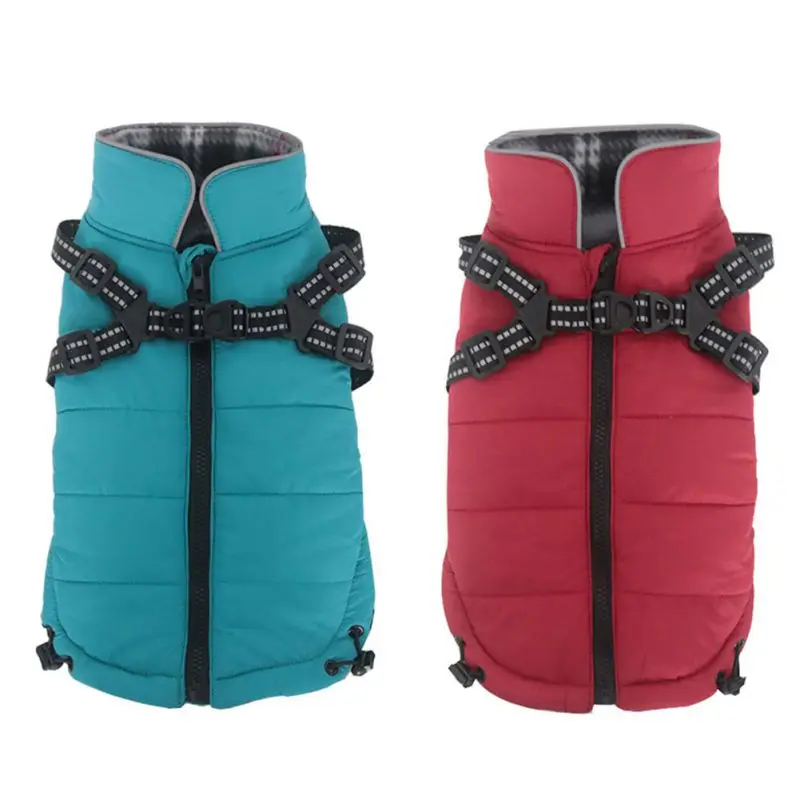 

Пальто для домашних питомцев, с ремнем, Женская водонепроницаемая куртка, пальто для щенка, куртка на молнии для маленьких собак