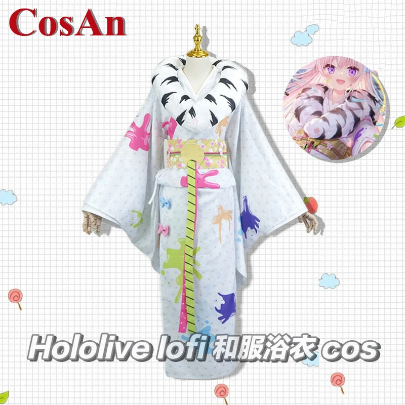 Костюм для косплея CosAn из аниме «Vtuber Hololive», костюмы для косплея айриана Йота пятнадцать, женское кимоно для активного отдыха