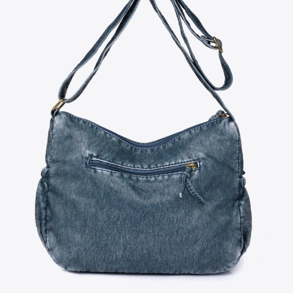 Washed Denim Color Bag Women Shoulder Bag Pu Leather Crossbody Bag Soft bags for women Designer Messenger Women's Satchels Bag