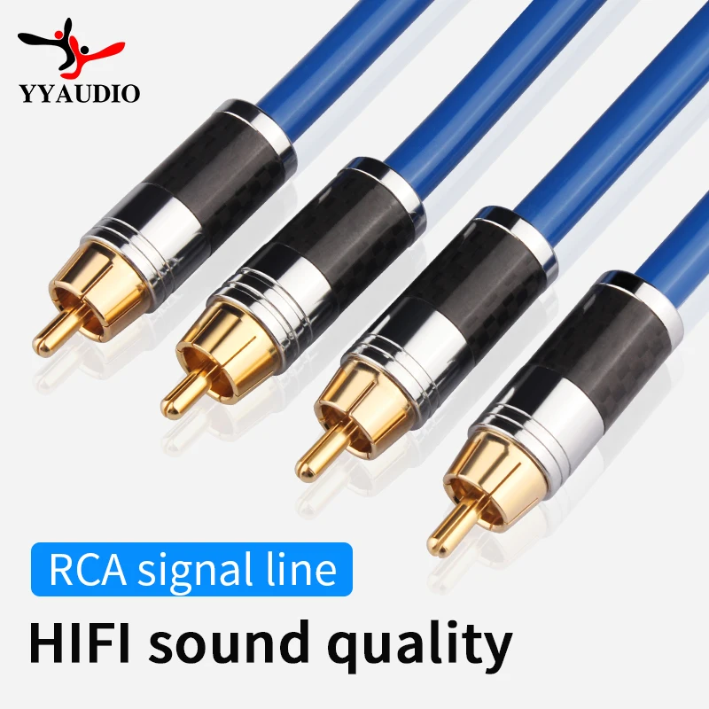 

YYAUDIO 2 RCA Male to 2RCA Male Stereo Audio Cable 1m 2m 3m 5m 10m for Home Theater DVD TV Amplifier CD Soundbox Hifi RCA Cable