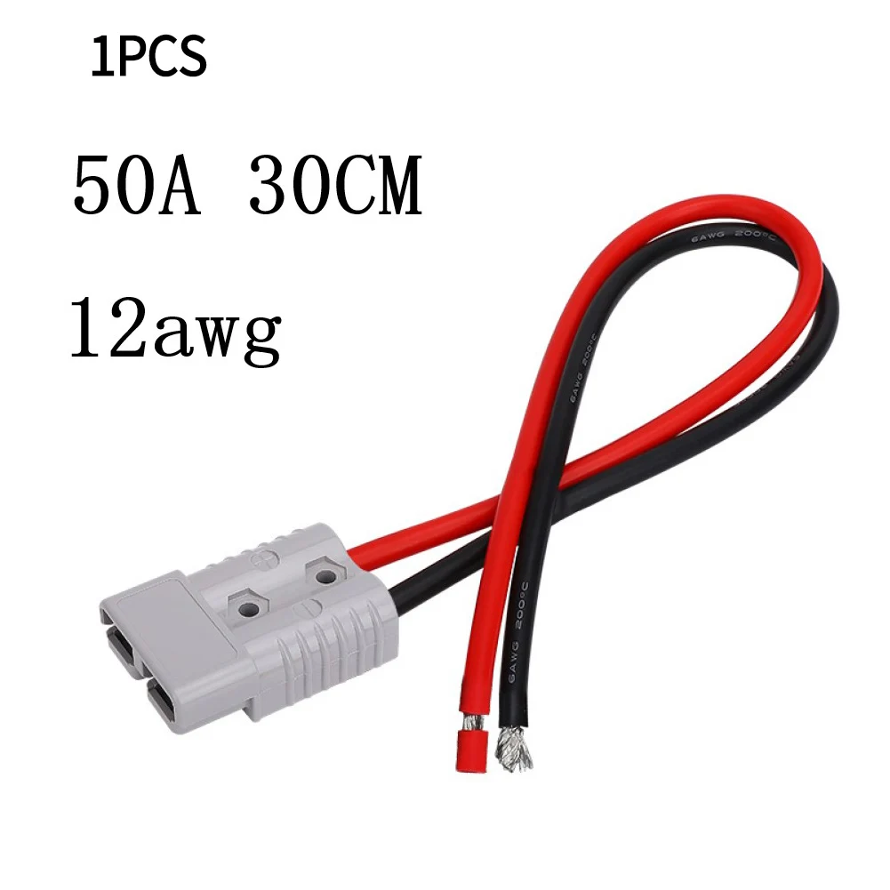 

For Anderson- Plugs 50a With Wire Jacket Forklift Battery Charging Cable Extension Cord Anderson- Connector Plug Quick Charge