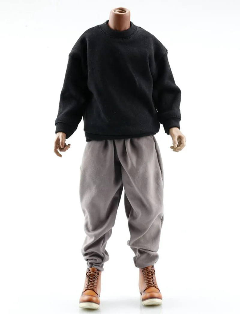 Мужской свитер с длинным рукавом в масштабе 1/6 |