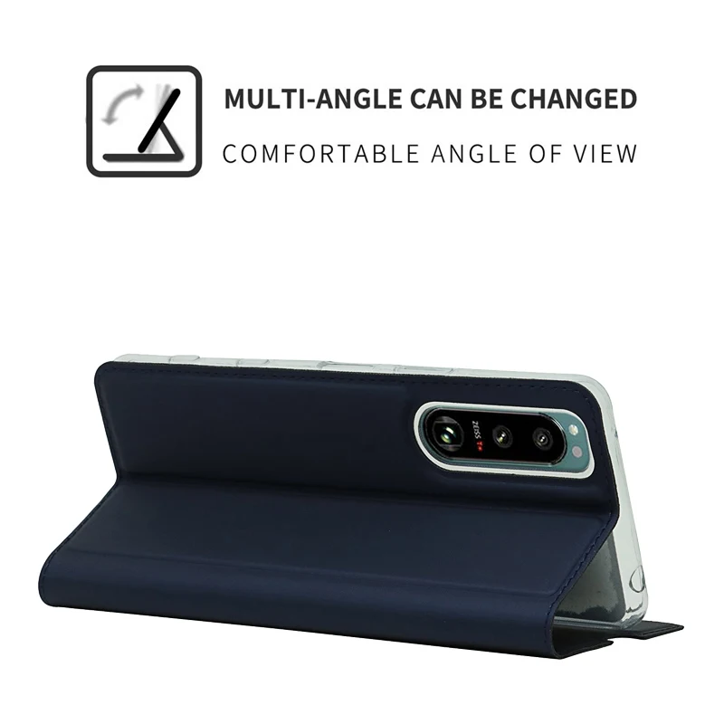 Чехол для Sony Xperia5 III Zroteve из искусственной кожи с крышкой-перекладиной для Xperia 5, 8, 10 II, 20, Xperia10 IV, Xperia8 Lite.