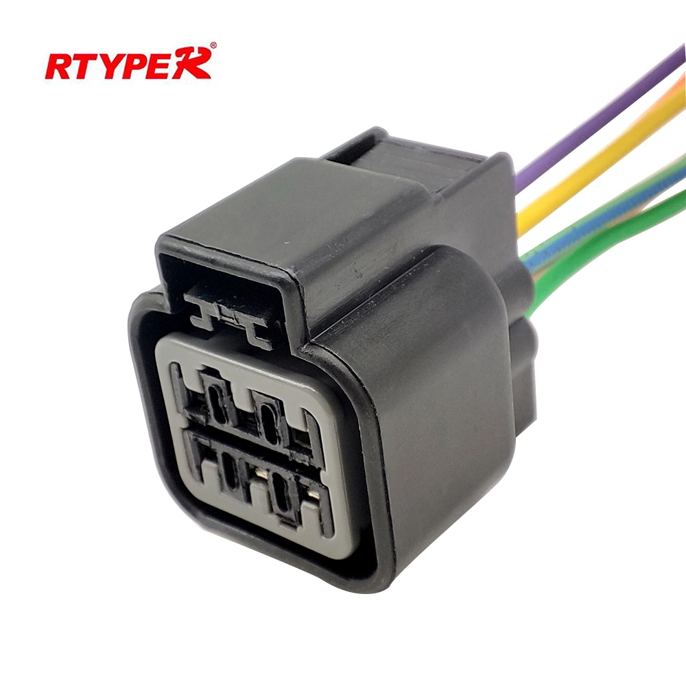 1/5/10 комплект 6-контактный Женский Водонепроницаемый Черный Автомобильный разъем