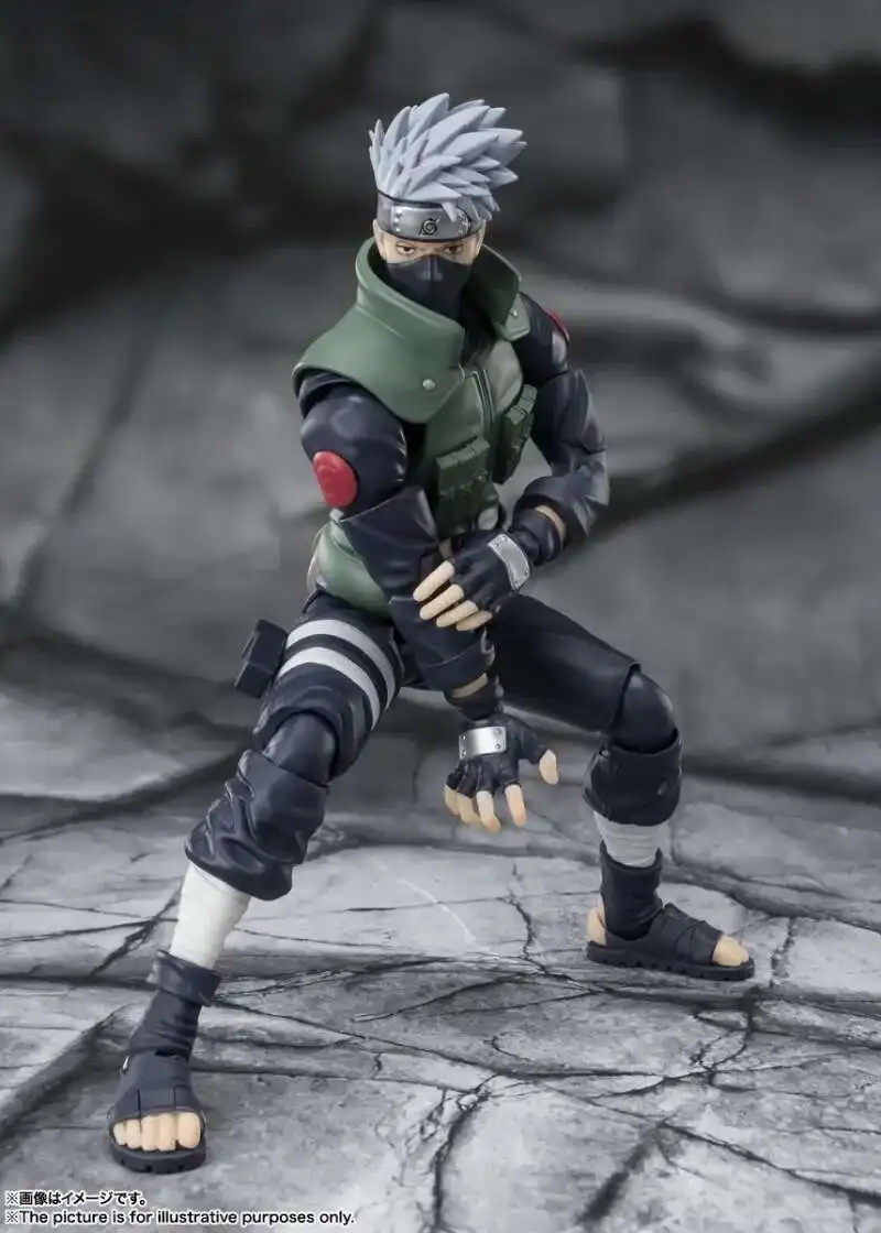 Фото Внутренняя версия Kakashi 2.0 Наруто Хатаке Какаши Фигурка SHFiguart Shippūden Hero of Sharingan Коллекционная модель Украшение №2