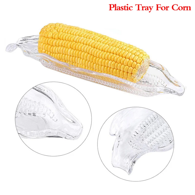

Горячая Распродажа! Набор кукурузных лотков из нержавеющей стали, инструменты для барбекю, пластиковые держатели для кукурузы, гриль-вилка
