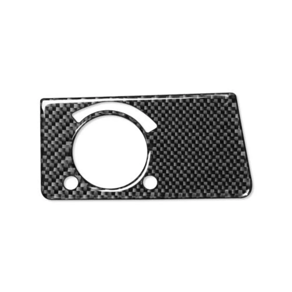 Carbon Fiber Car Headlight Control Switch Knob Frame Trim CoverFor Mercedes-Benz E-Class W211 2003-2009 Car Accessories