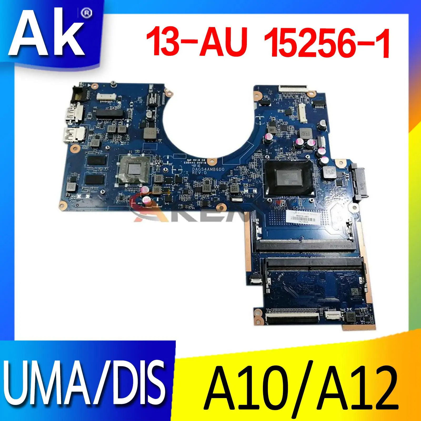 

Материнская плата для ноутбука HP PAVILION 15-AW DAG54AMB6D0 с A10-9600P A12-9700 CPU материнская плата для ноутбука 856269-601 856273-001