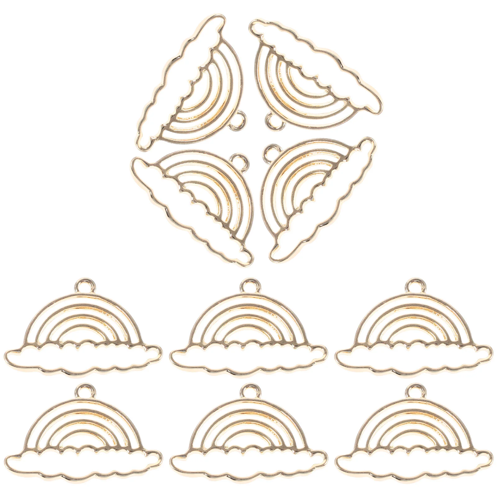 

10Pcs Open Bezel Pendants for Resin Jewelry Metal Bezel Charms Bezels Open Bezel Trays Jewelry Supplies