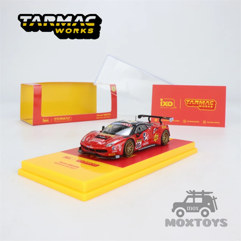 

Tarmac работает 1:64 488 GT3 Bathurst 12 часов 2017 литая модель автомобиля