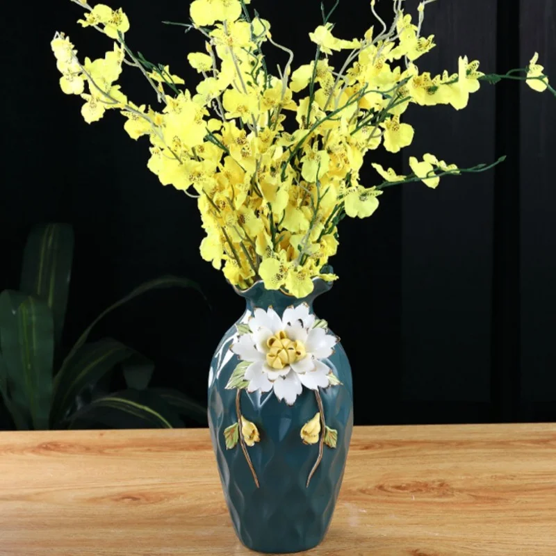 

Nordic Style Ceramic Vases Creative Ikebana Living Room Modern Luxury Vases Minimalist Vase En Ceramique Home Decorators WZ50HP