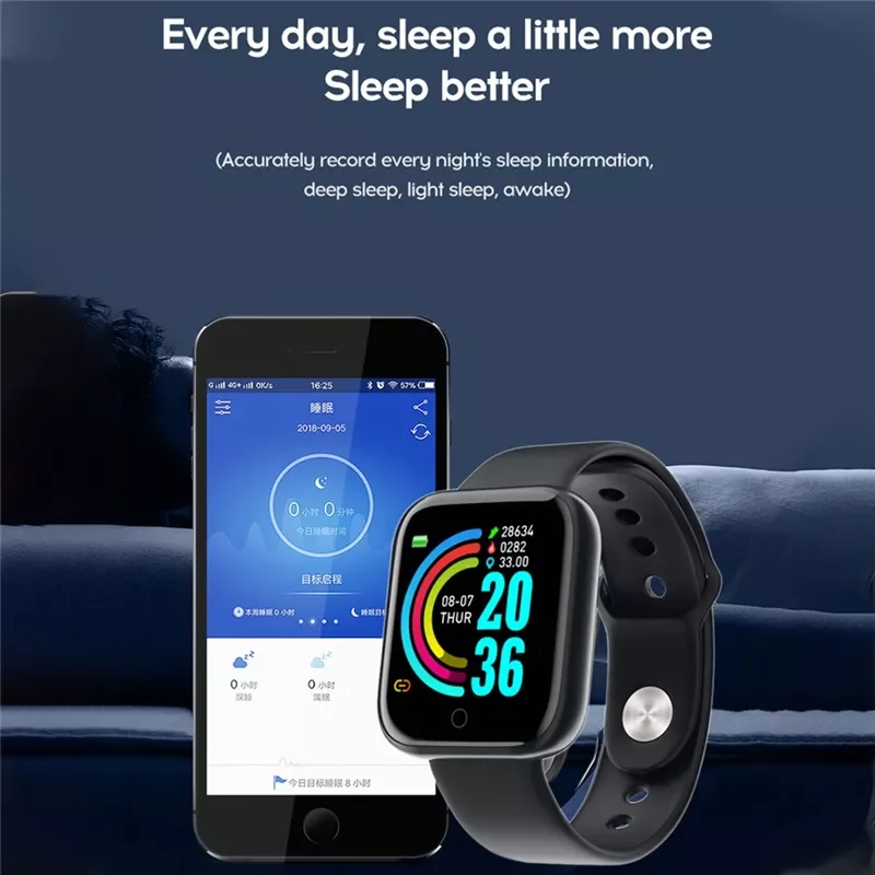 

LIGE 2022 New Smart Watch Women Men Activity Tracker Heart Rate Sphygmomanometer Waterproof Women Smartwatch For Android IOS