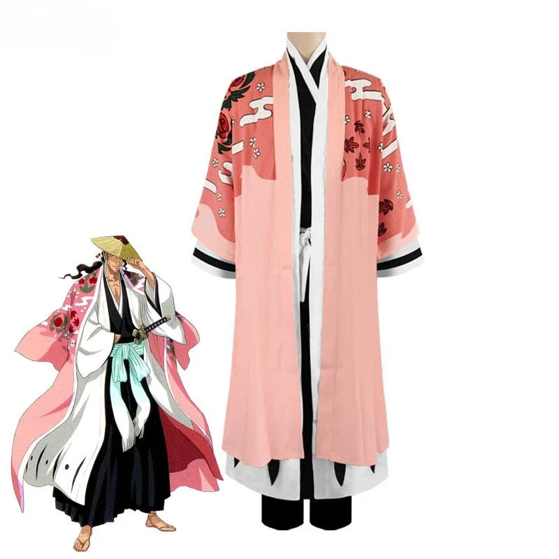 Аниме Тысяча Годов Blo-od War Arc Kyoraku Shunsui Косплей Костюм Мужская Одежда Хэллоуин
