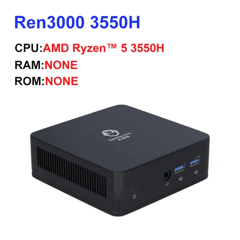 Мини-ПК GenMachine, процессор AMD Ryzen 5 3550H Windows 10/11 Ren3000 3550H DDR4 8 Гб 256 ГБ 16 ГБ 512 ГБ WIFI5 AMD NUC, ПК-геймерский компьютер