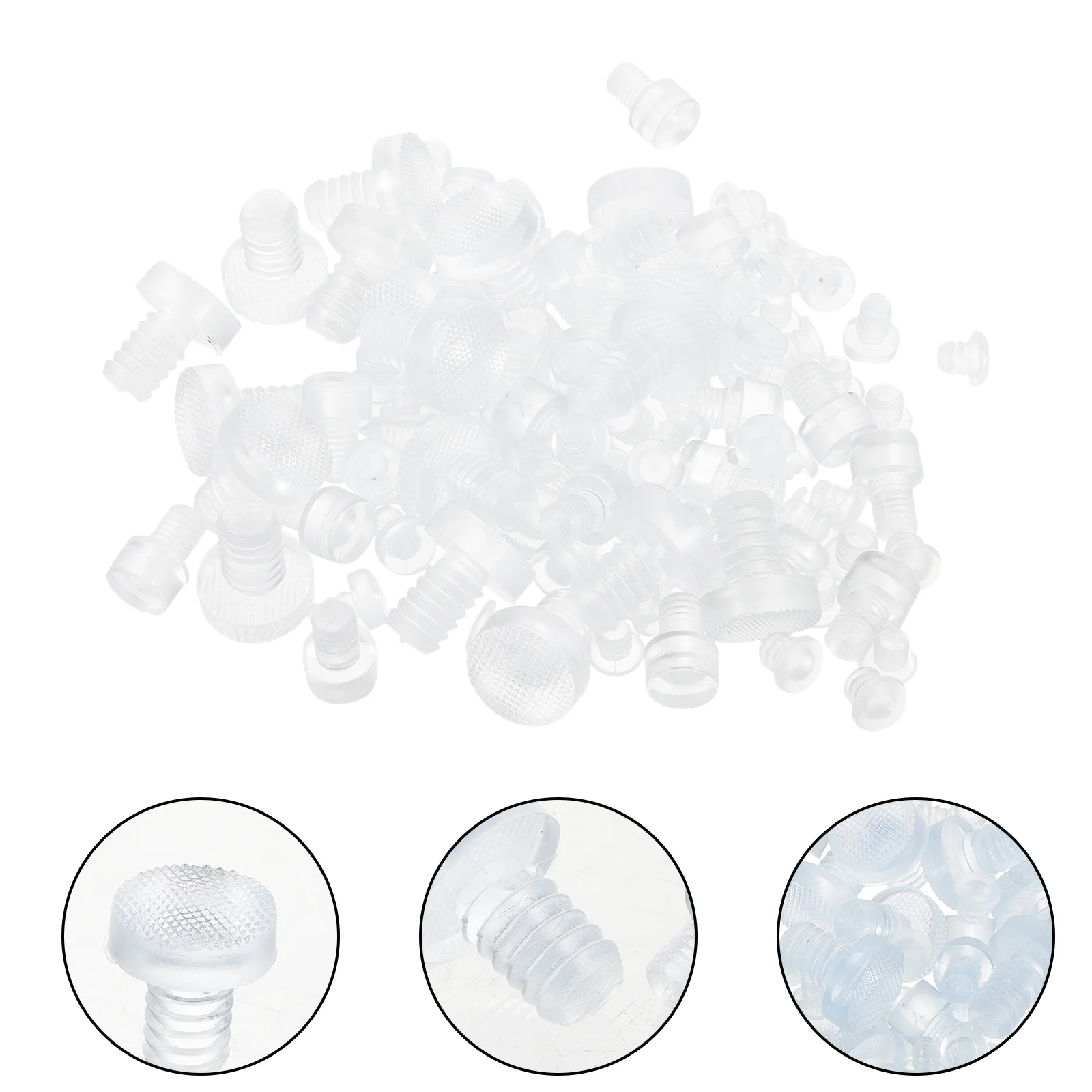 

100 шт. прозрачные резиновые прозрачные бамперы арматура для шкафа стеклянные столешницы для выдвижных ящиков