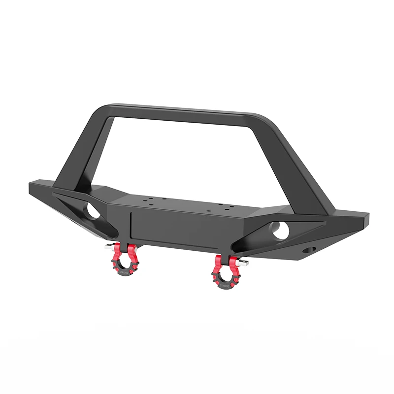 Фото Rlaarlo Mk07/Jk07pro автомобильные аксессуары с дистанционным управлением, металлический модернизированный передний бампер из алюминиевого сплава с буксирным крюком №4